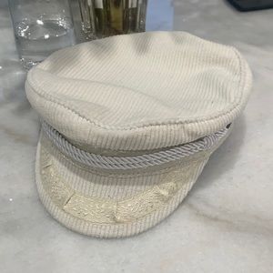 Brixton White Hat 7 1/4 (58 cm) Size M